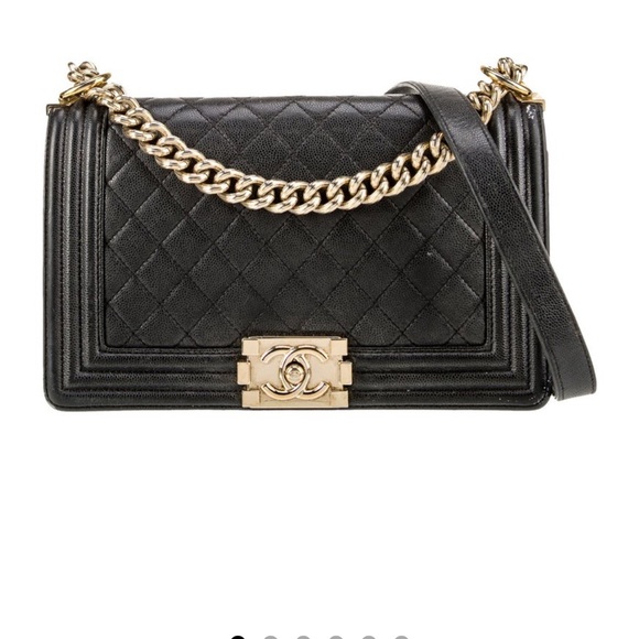Classic Chanel Boy Bag - Caviar - Picture 5 of 7